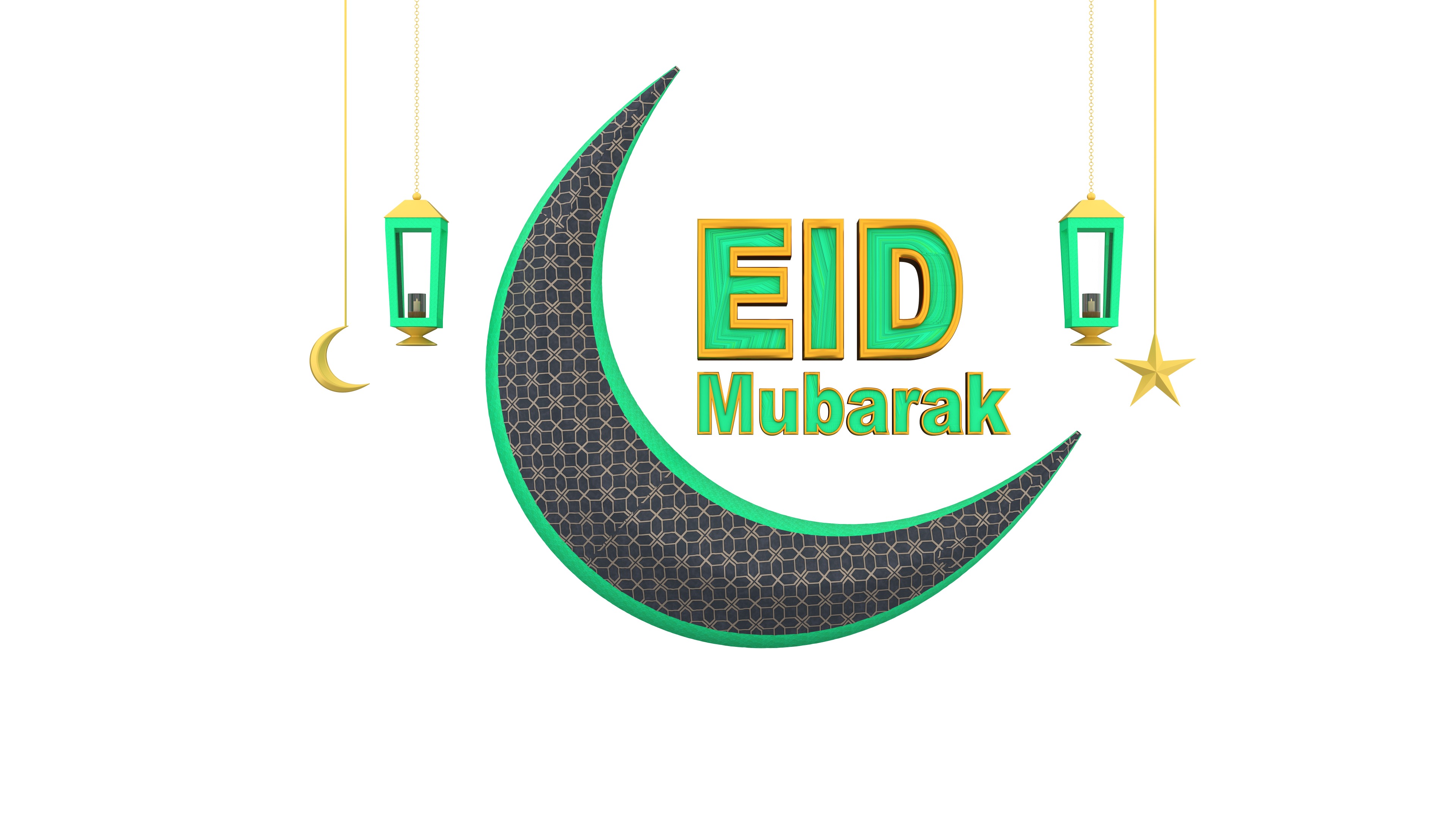 Ramadan Kareem 3d Icon Pack Low-poly 3D model_2