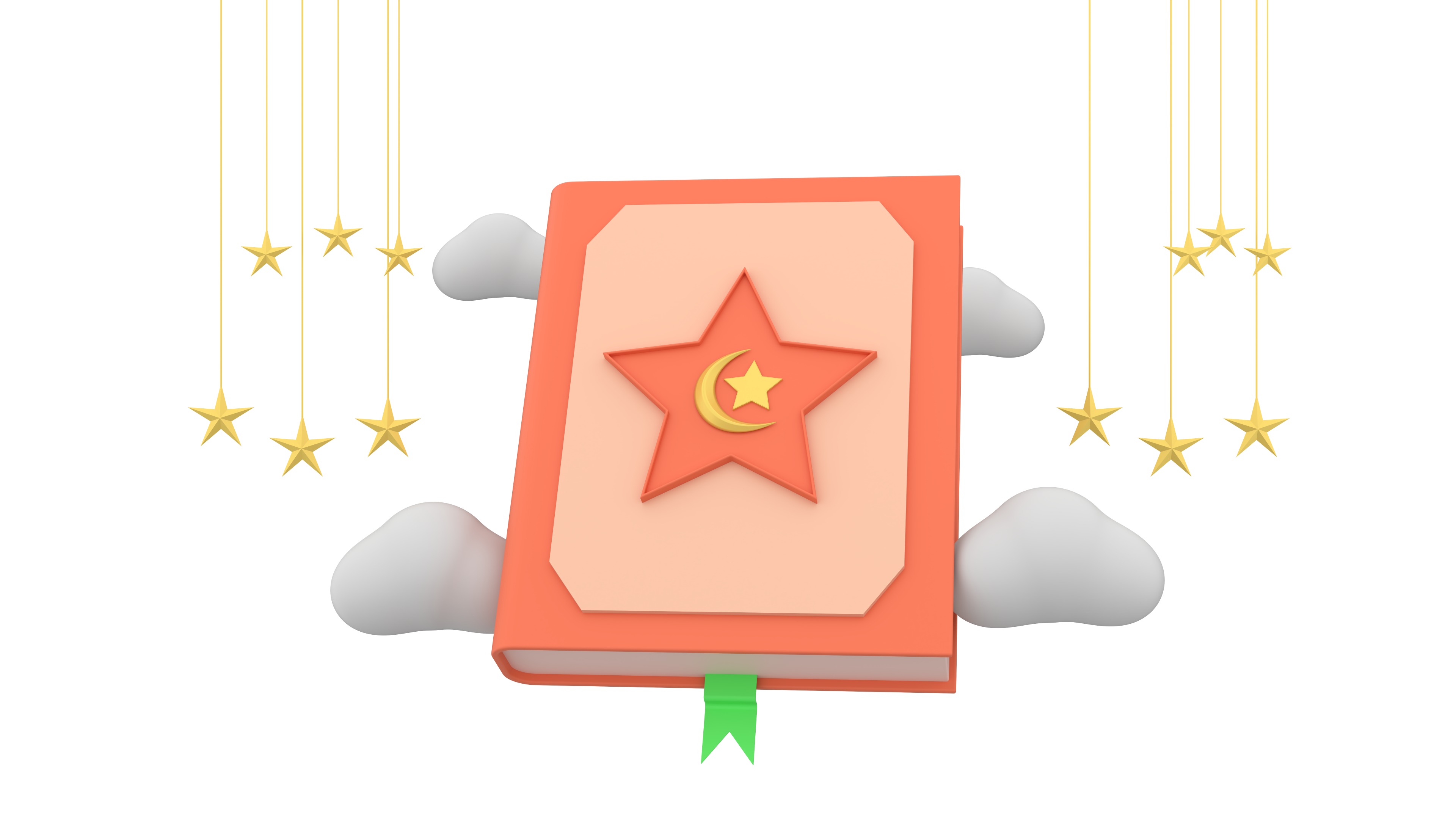 Ramadan Kareem 3d Icon Pack Low-poly 3D model_8