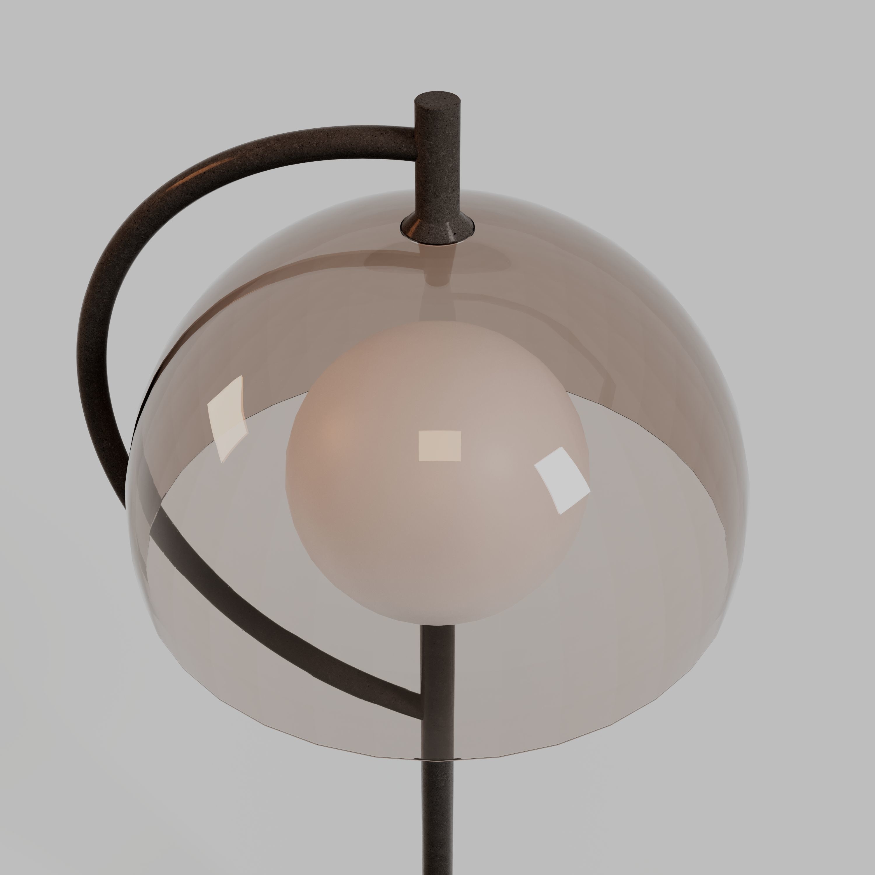 HOOD LAMP TISCHLEUCHTE by Designer Andreas Kowalewski 3D model_2
