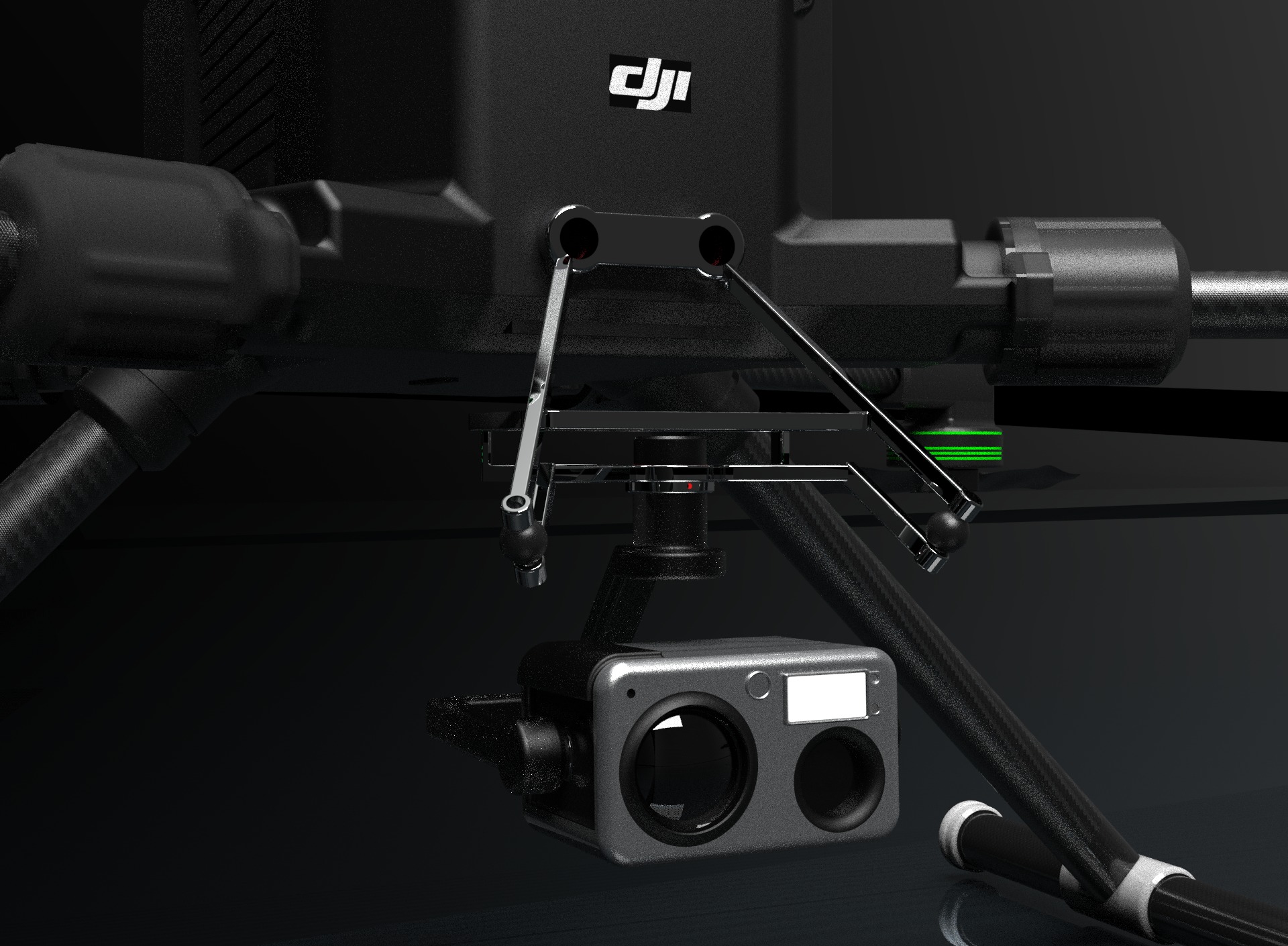 Drone Design  3D print model_2