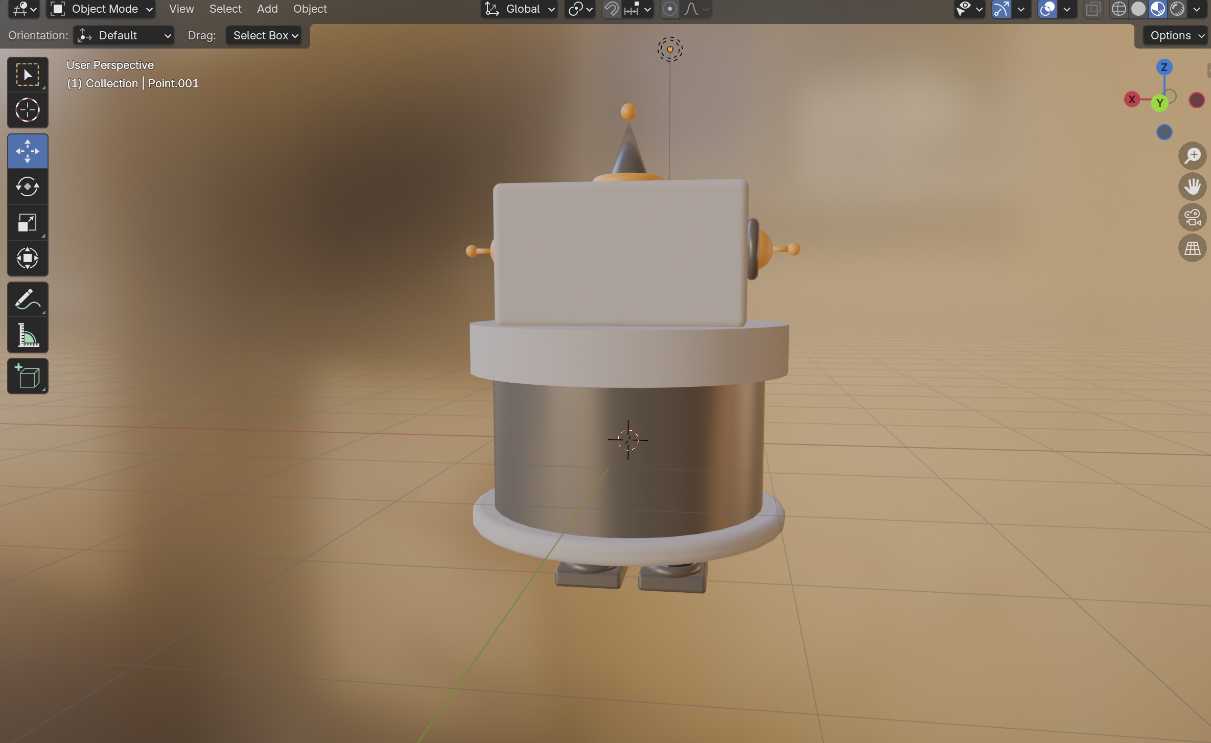 Silly Robot 3D model_4