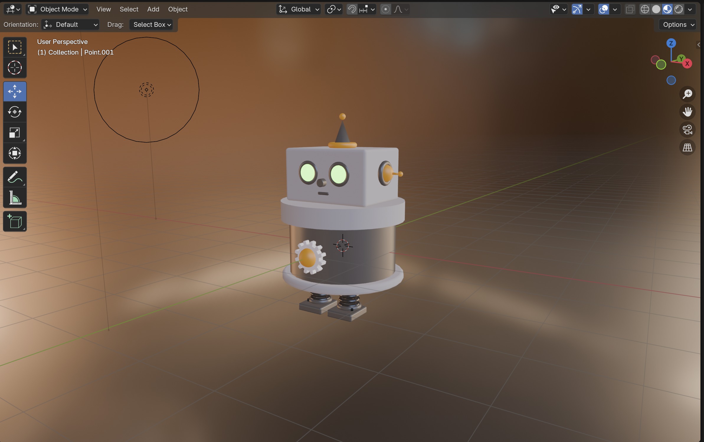 Silly Robot 3D model_2