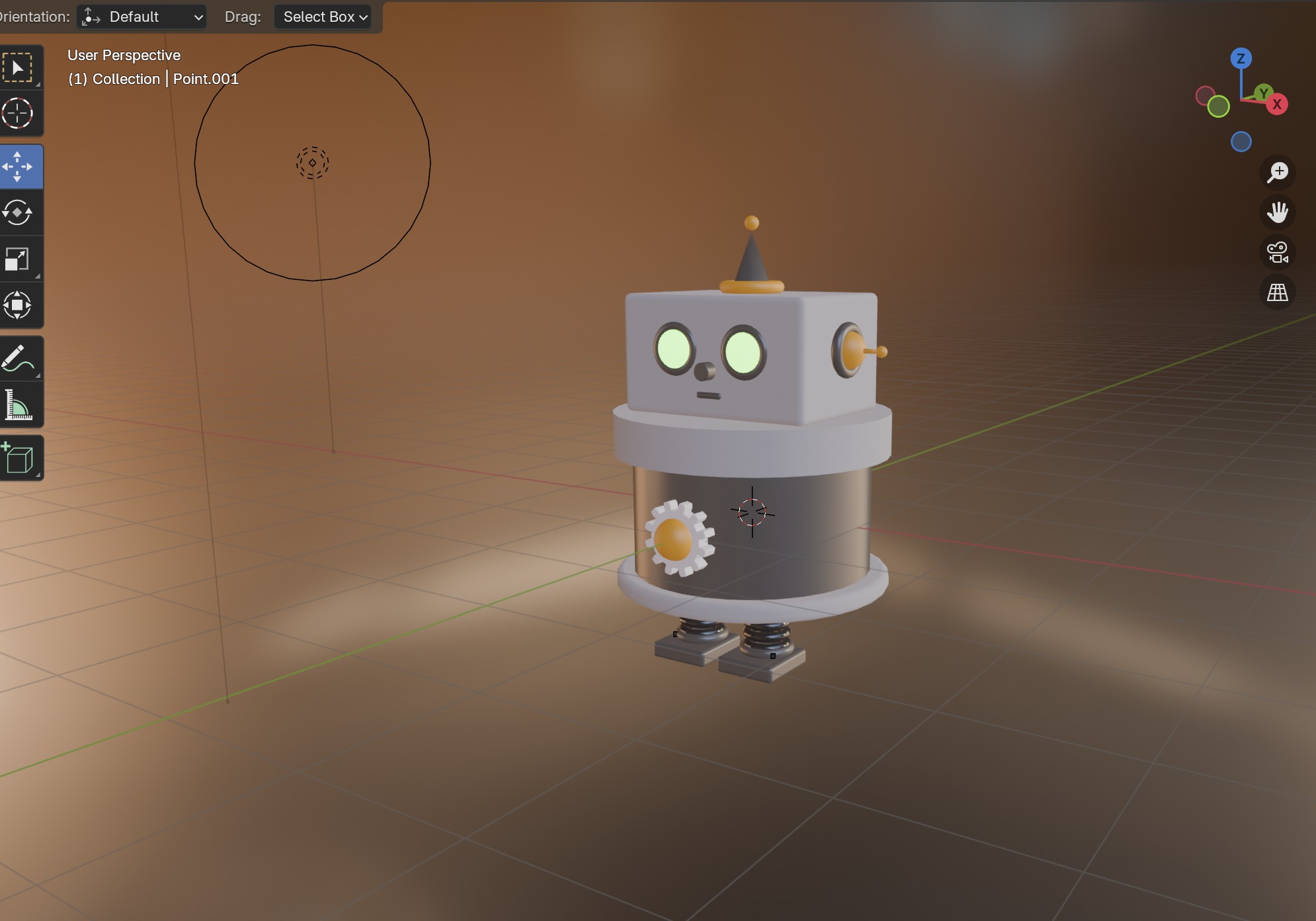 Silly Robot 3D model_1