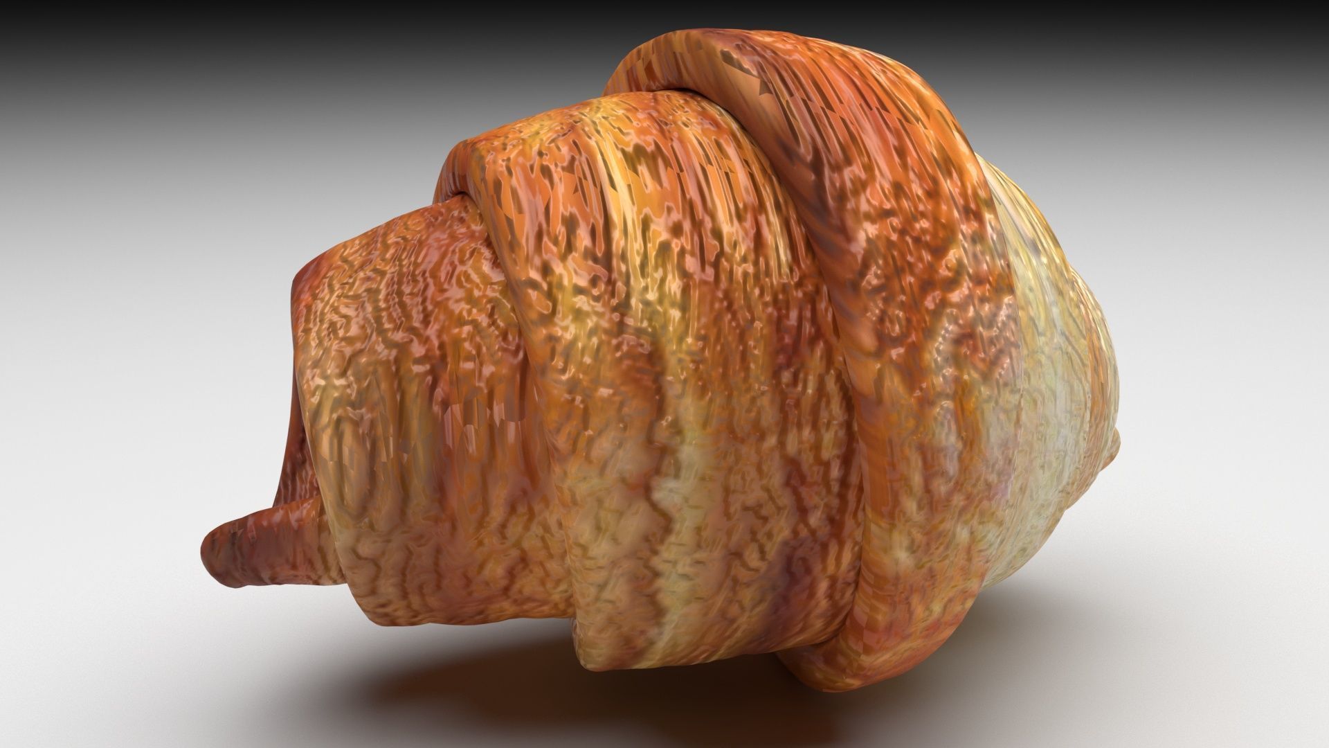Croissant 3D model_2