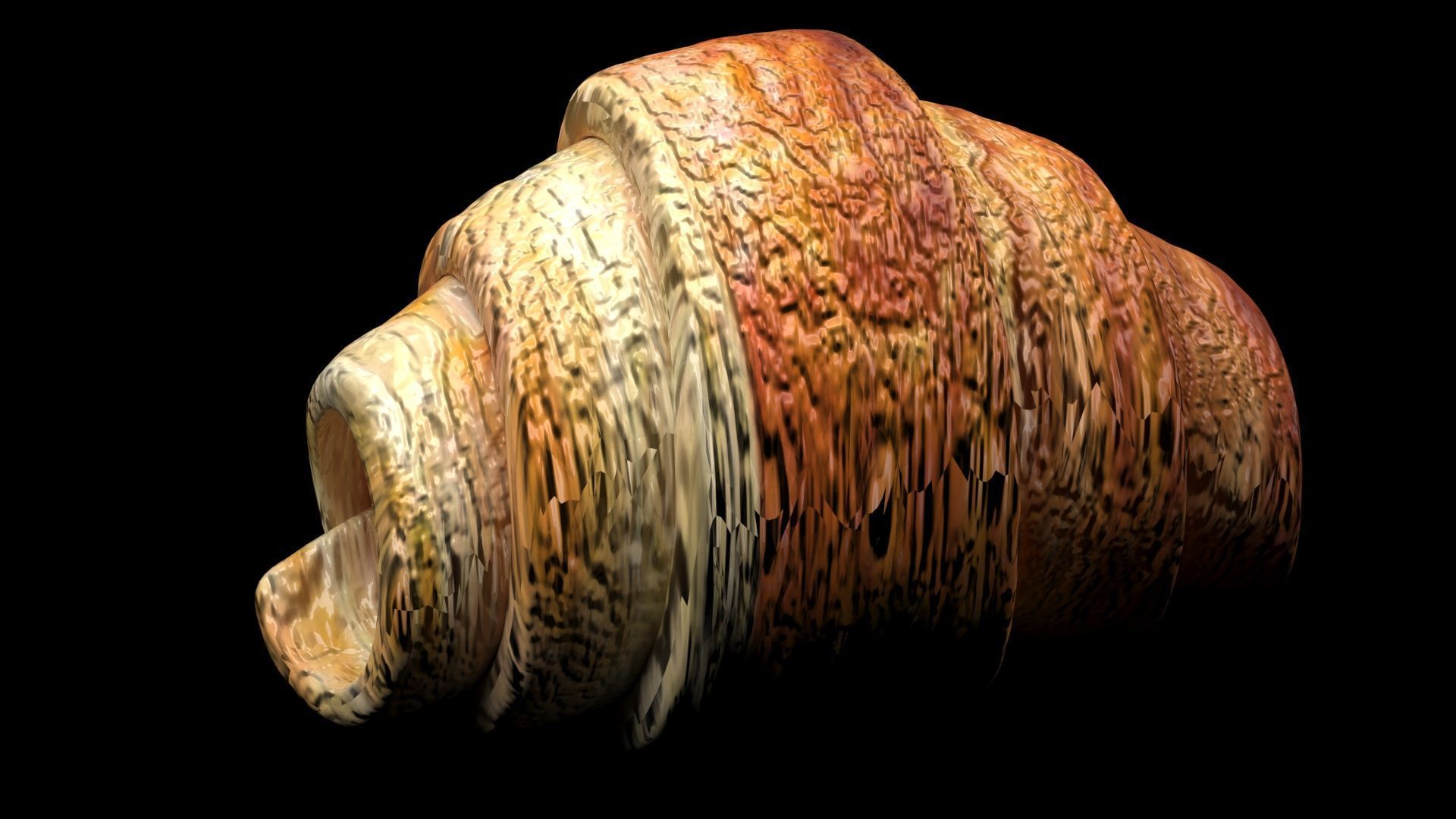 Croissant 3D model_8