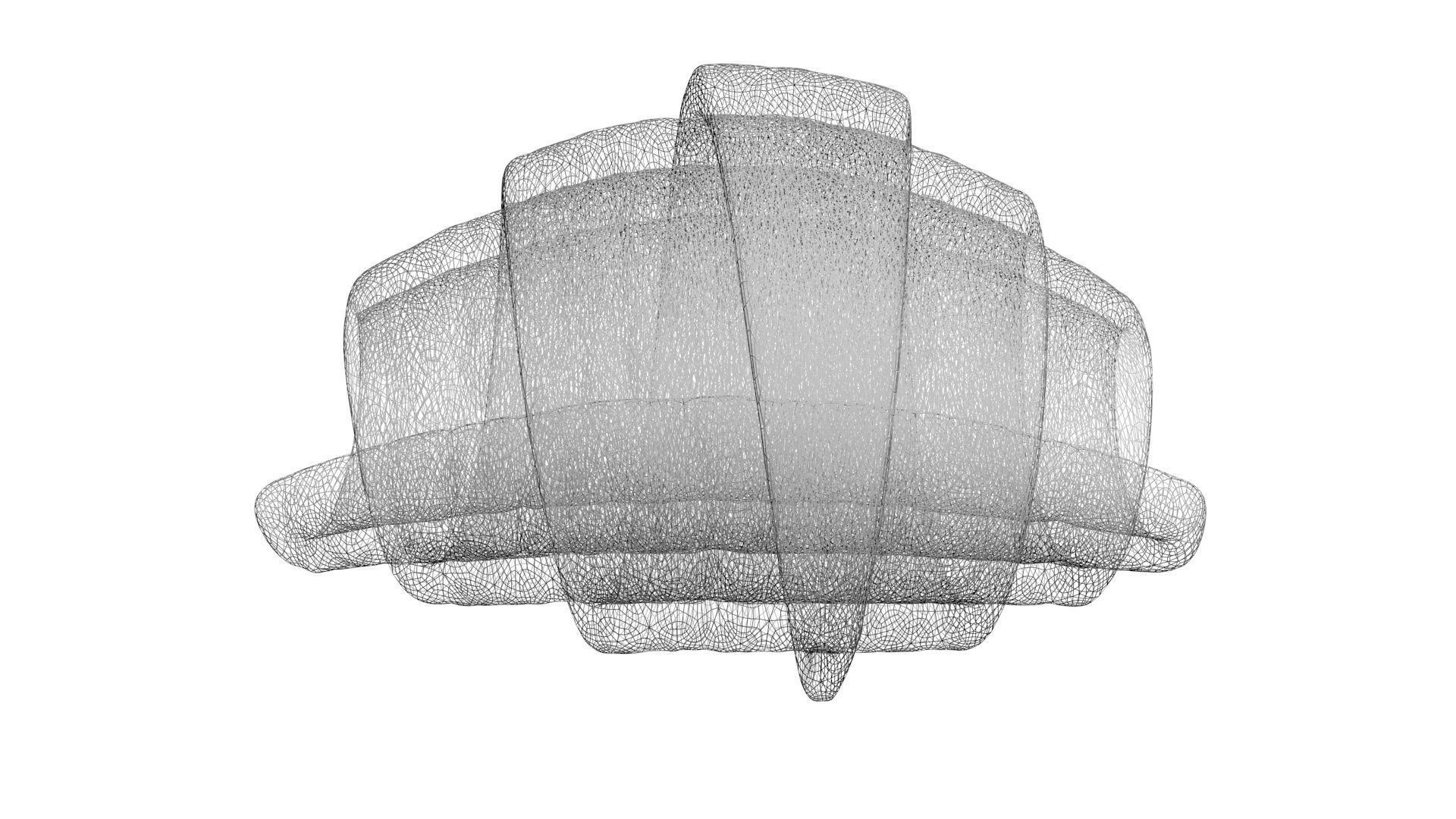 Croissant 3D model_30