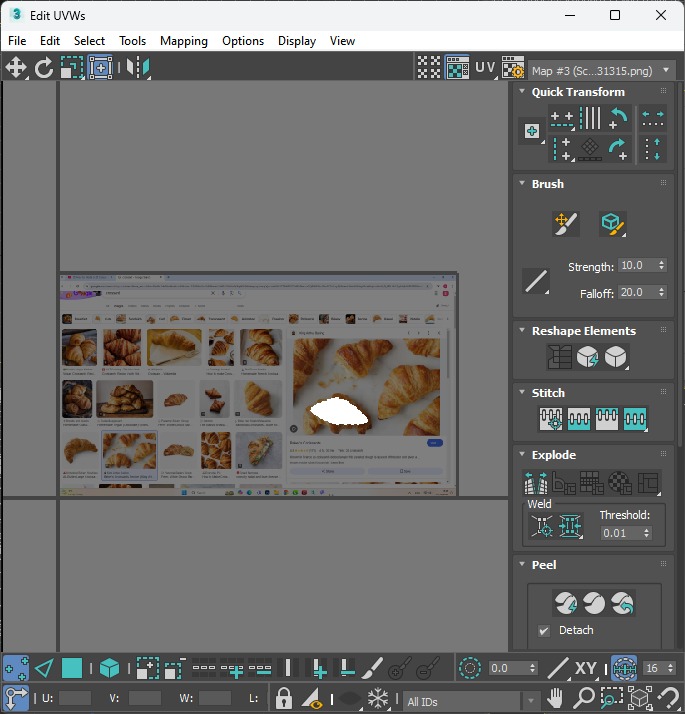 Croissant 3D model_34