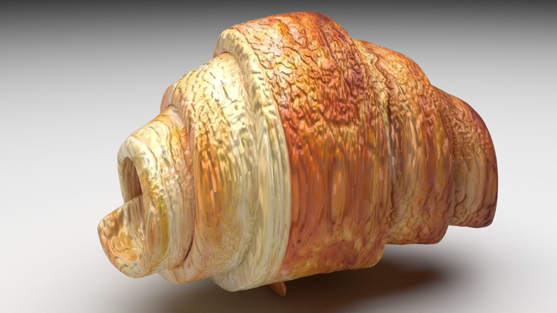 Croissant 3D model_4