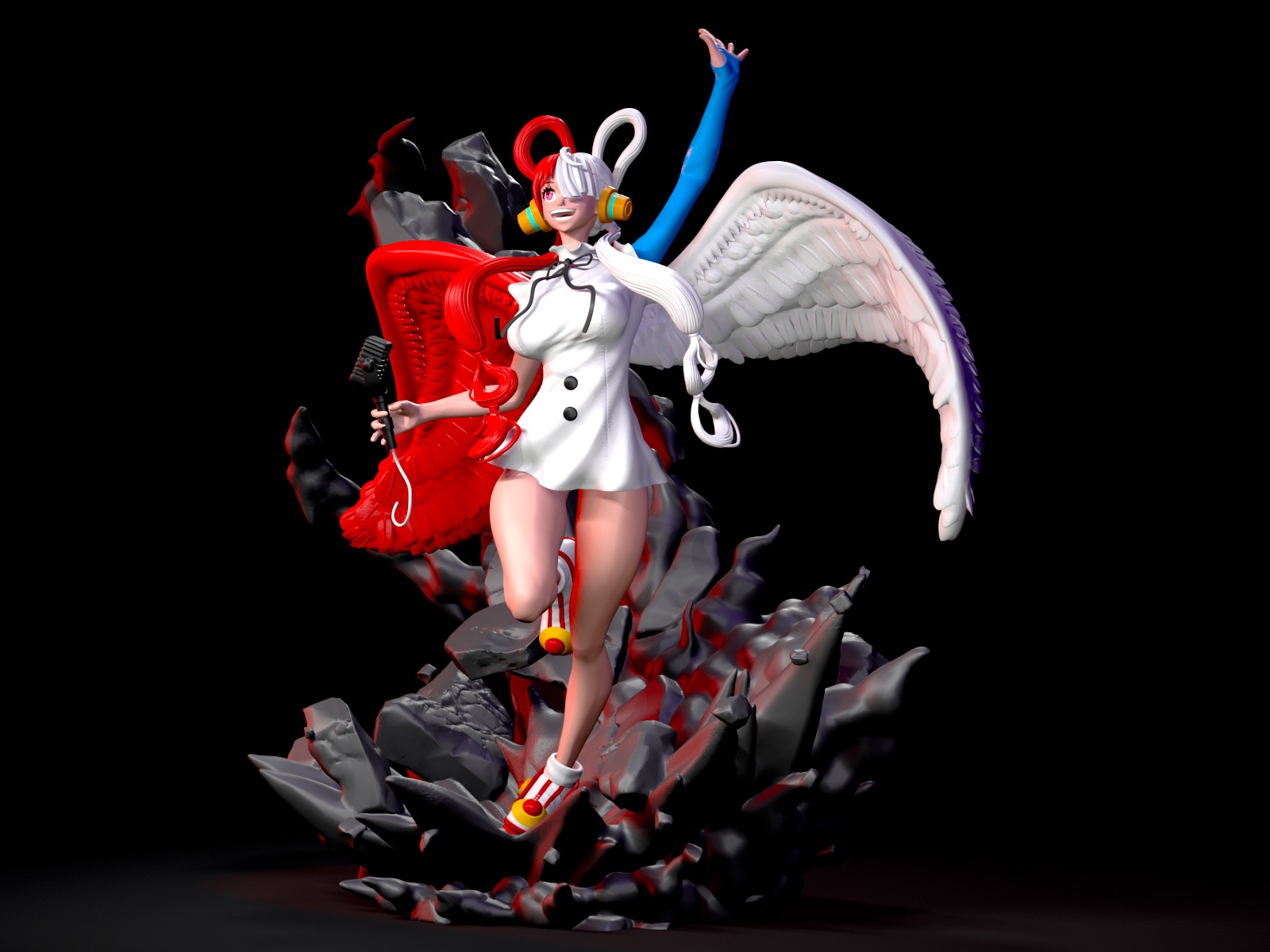 UTA ONEPIECE Fanart Figure 3D print model_8