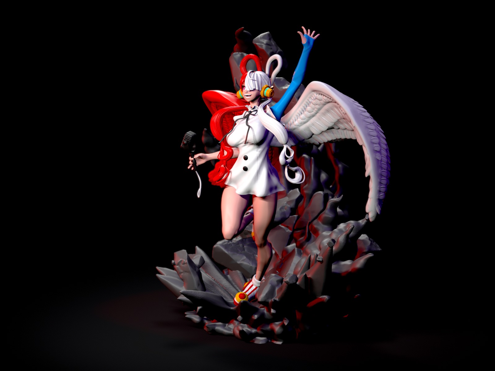 UTA ONEPIECE Fanart Figure 3D print model_10