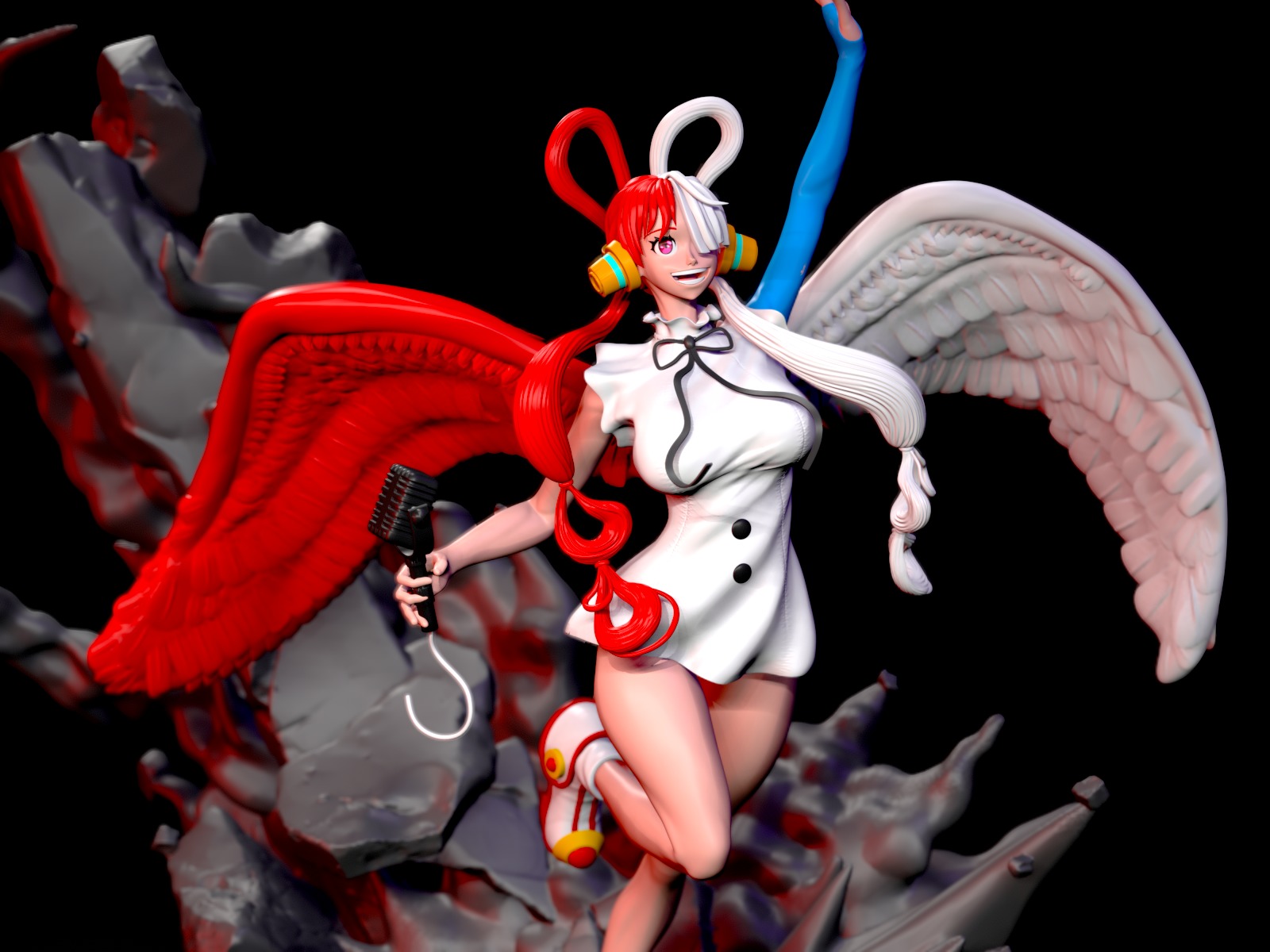 UTA ONEPIECE Fanart Figure 3D print model_5