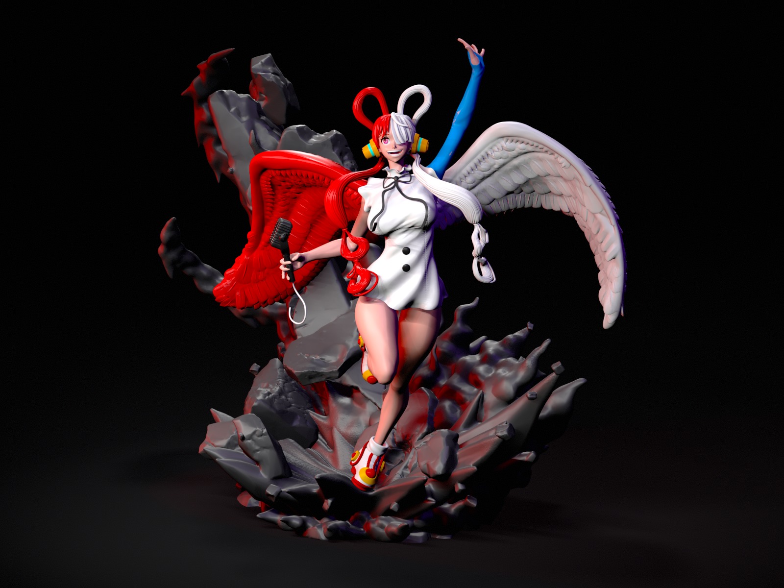 UTA ONEPIECE Fanart Figure 3D print model_9