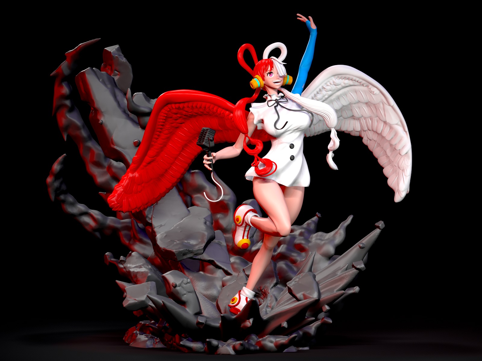 UTA ONEPIECE Fanart Figure 3D print model_15