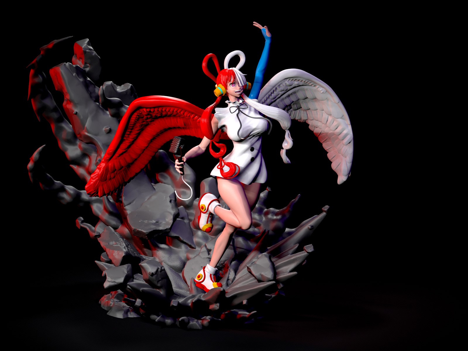 UTA ONEPIECE Fanart Figure 3D print model_6