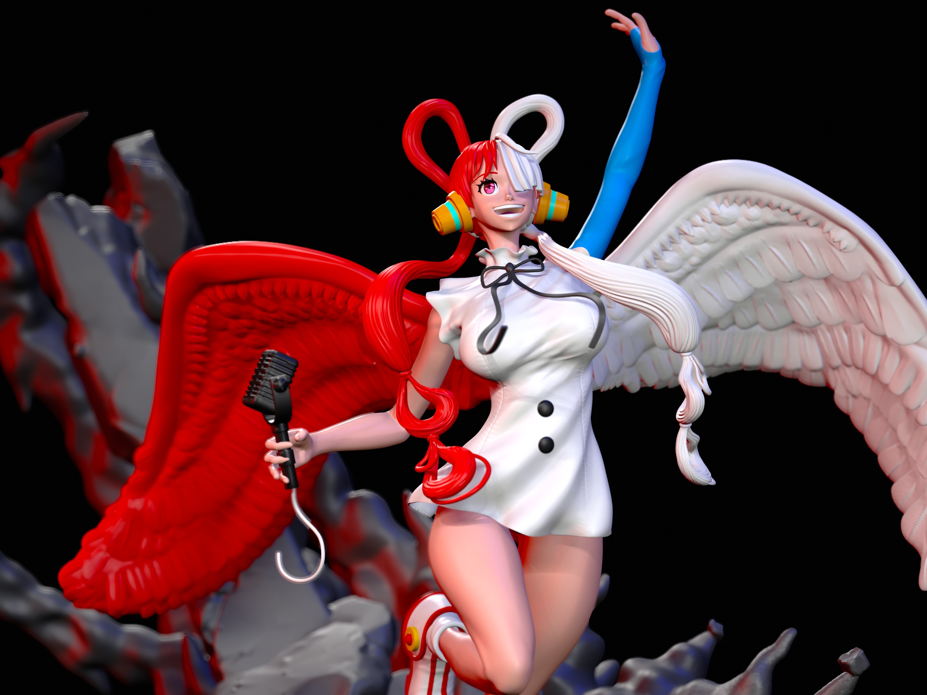 UTA ONEPIECE Fanart Figure 3D print model_14