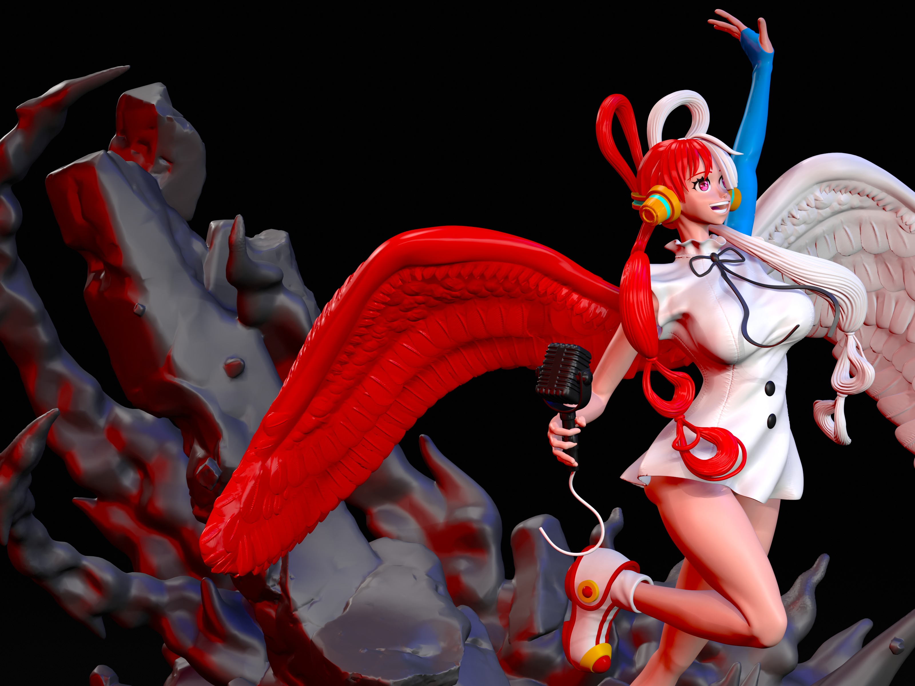 UTA ONEPIECE Fanart Figure 3D print model_13