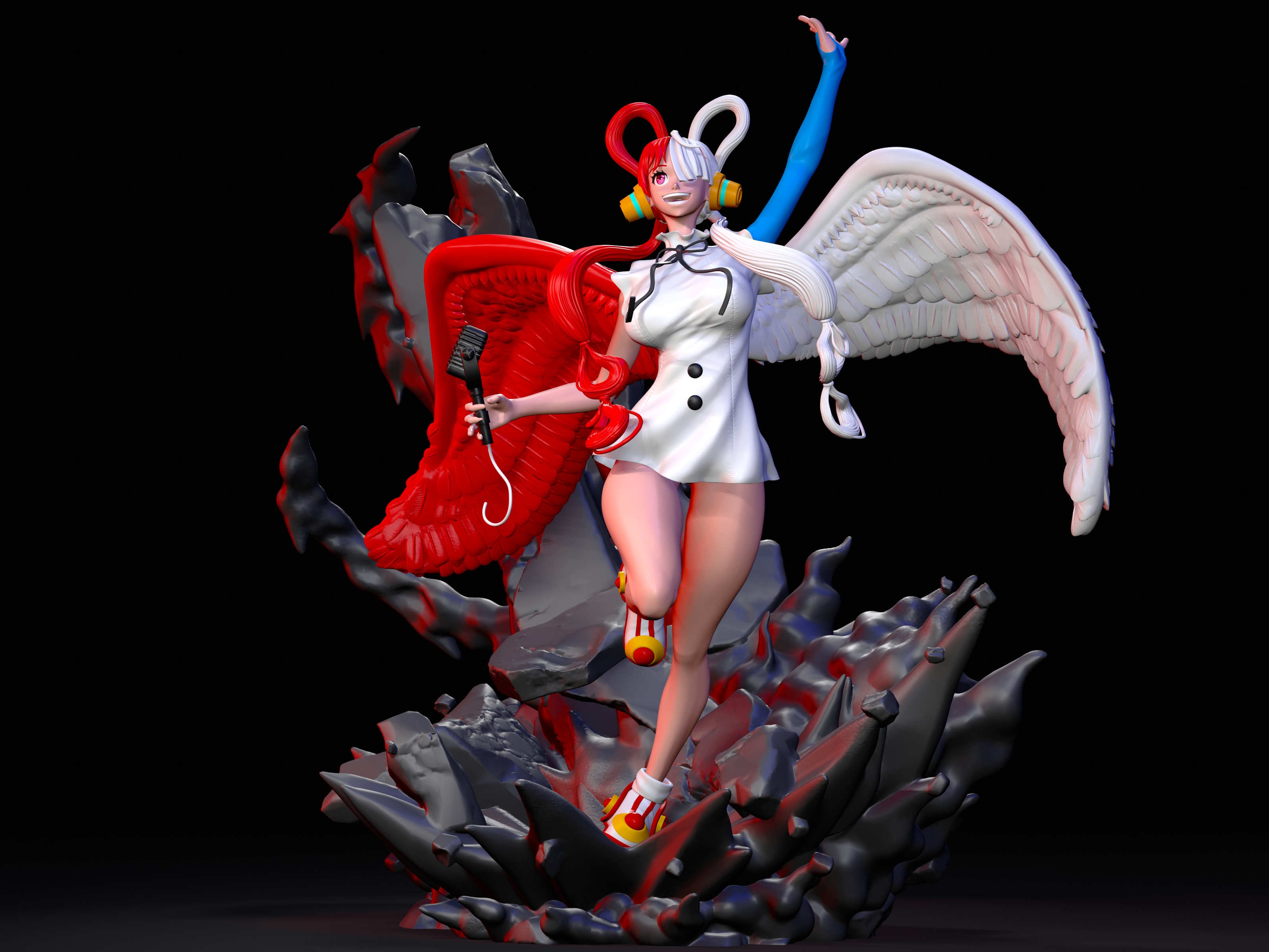 UTA ONEPIECE Fanart Figure 3D print model_12