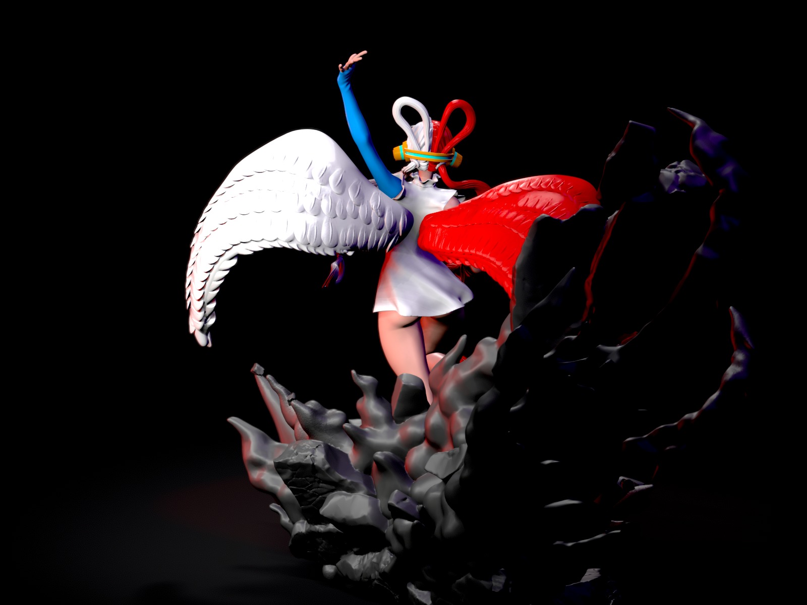 UTA ONEPIECE Fanart Figure 3D print model_3