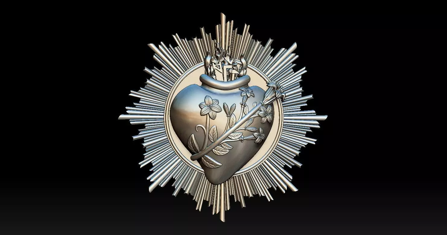 Most Chaste Heart of Joseph 2 3D Print Model 3D print model_0