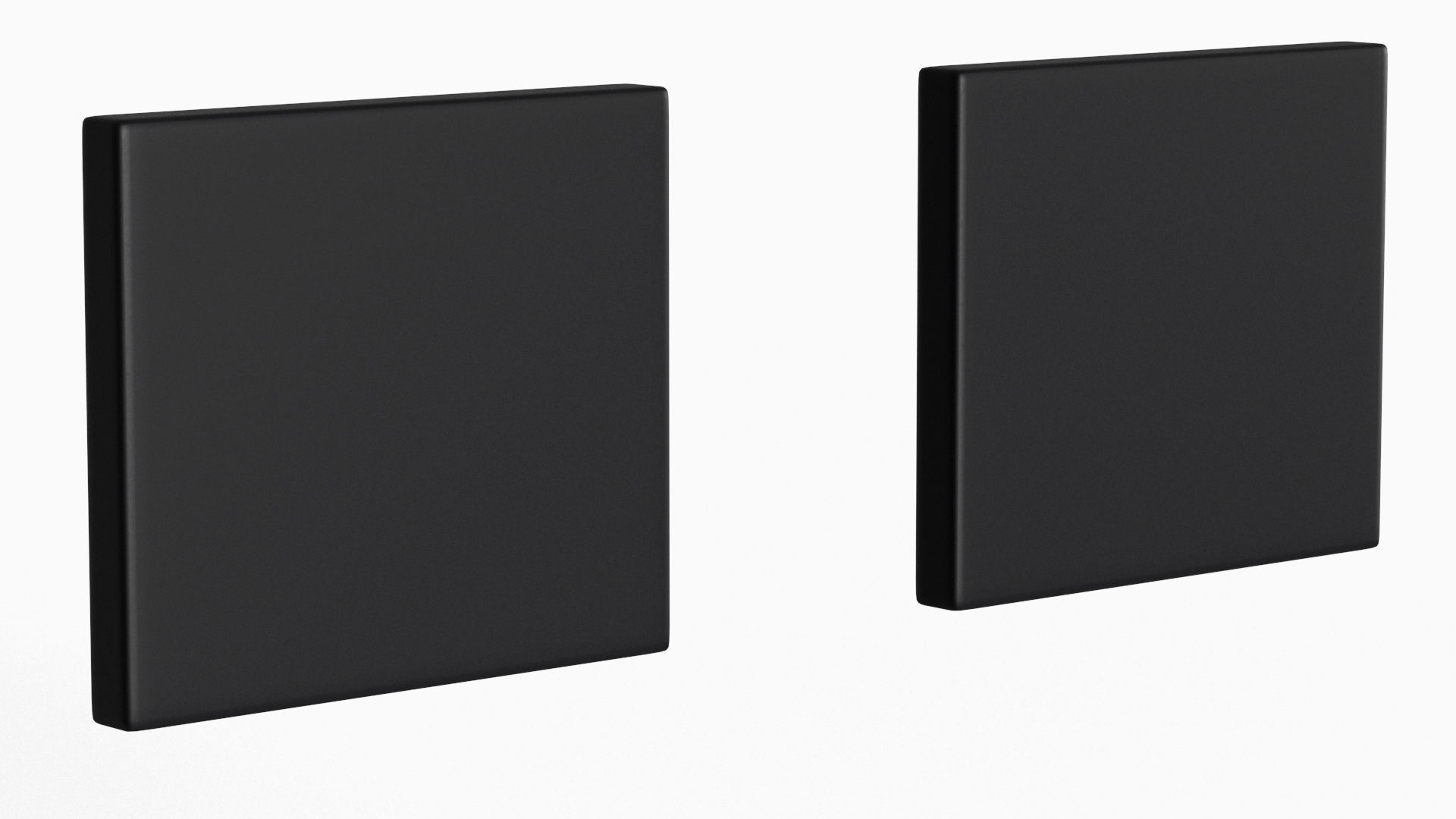 Tumalo Black Single Square Deadbolt 3D model_4