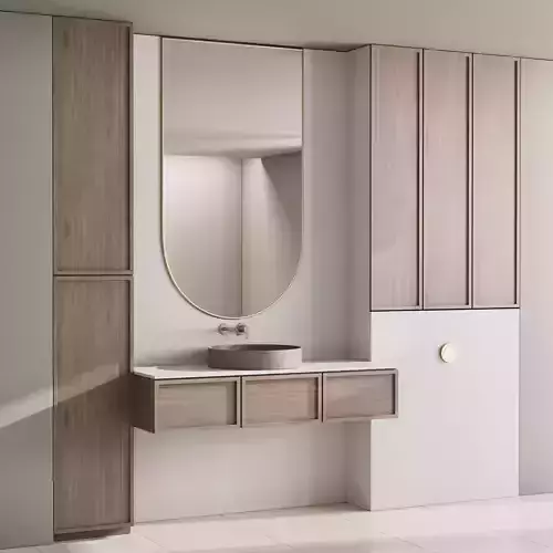 Bathroom furniture by Fauset Bathroom set  84