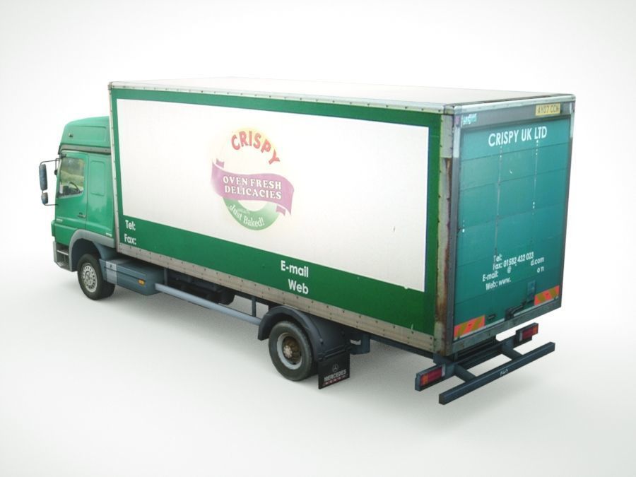 12 Low-Poly Trucks vol2 Low-poly 3D model_25