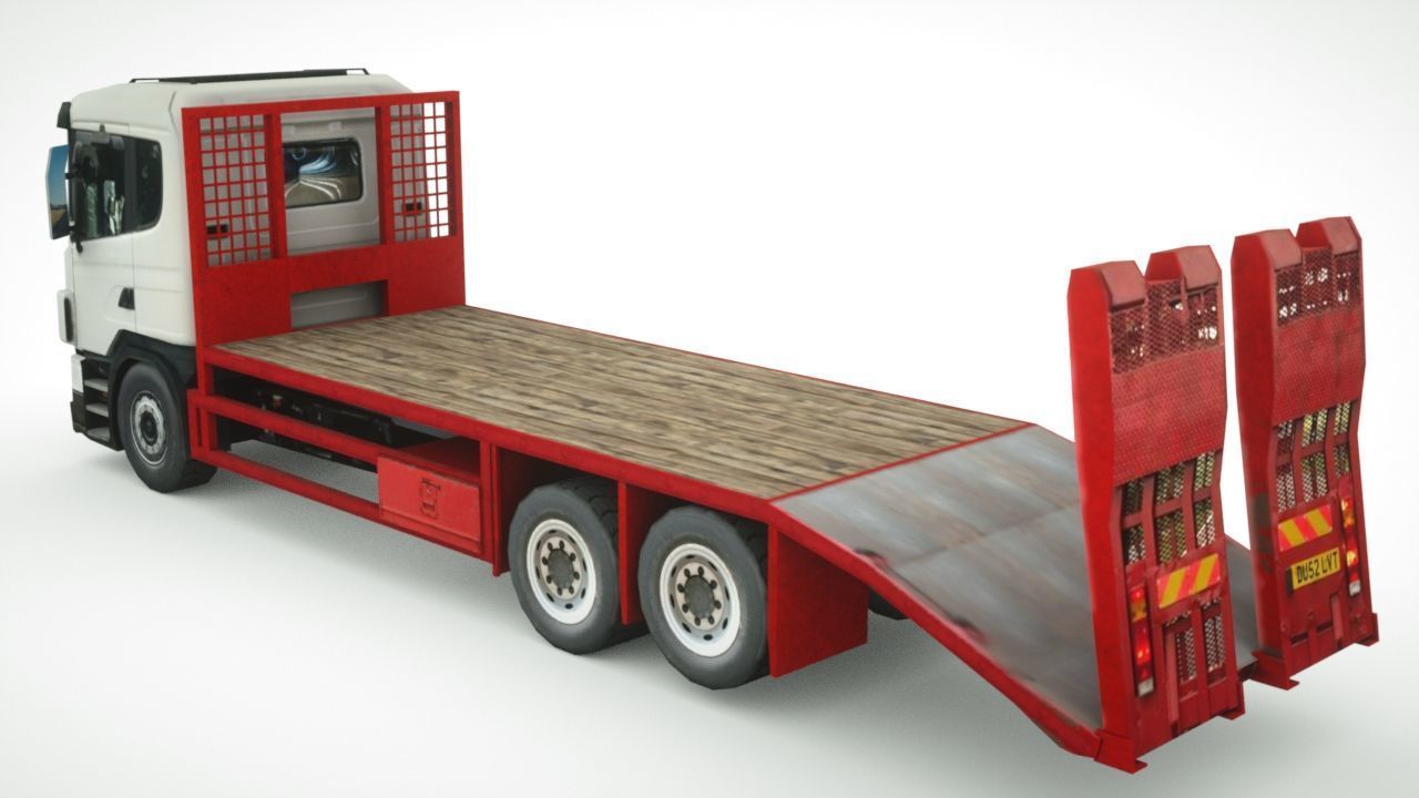12 Low-Poly Trucks vol2 Low-poly 3D model_28
