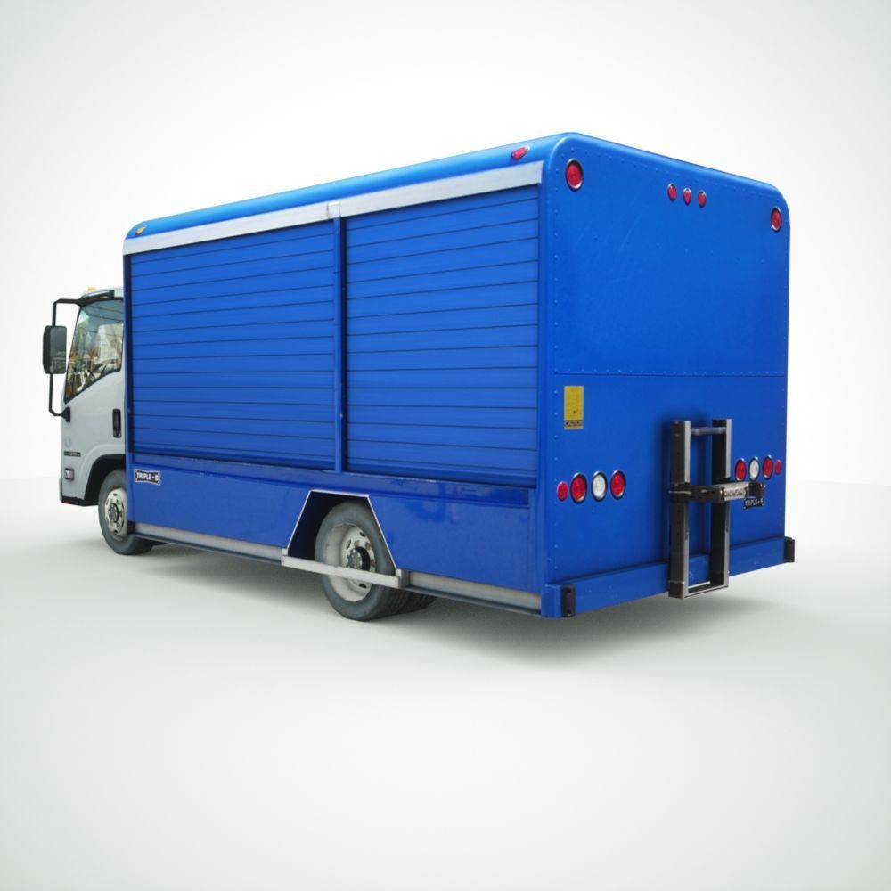 12 Low-Poly Trucks vol2 Low-poly 3D model_35