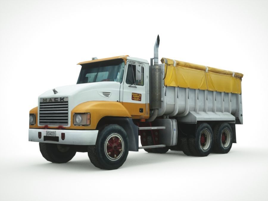 12 Low-Poly Trucks vol2 Low-poly 3D model_17