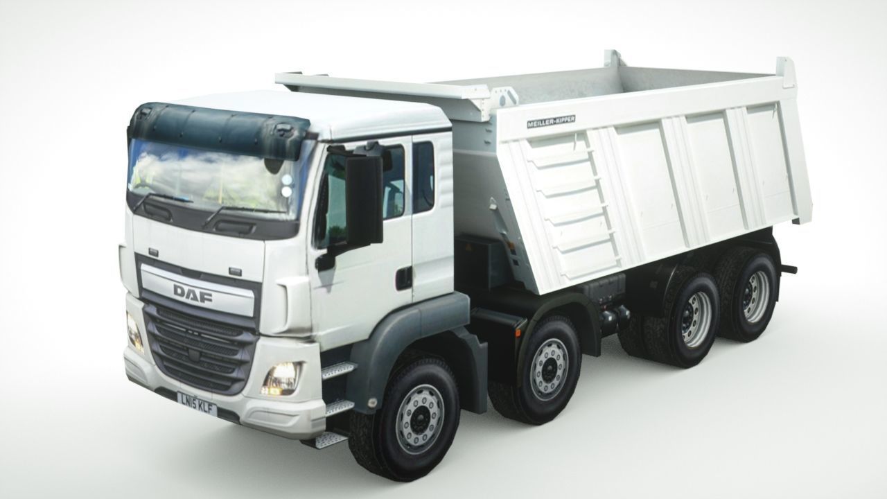 12 Low-Poly Trucks vol2 Low-poly 3D model_1