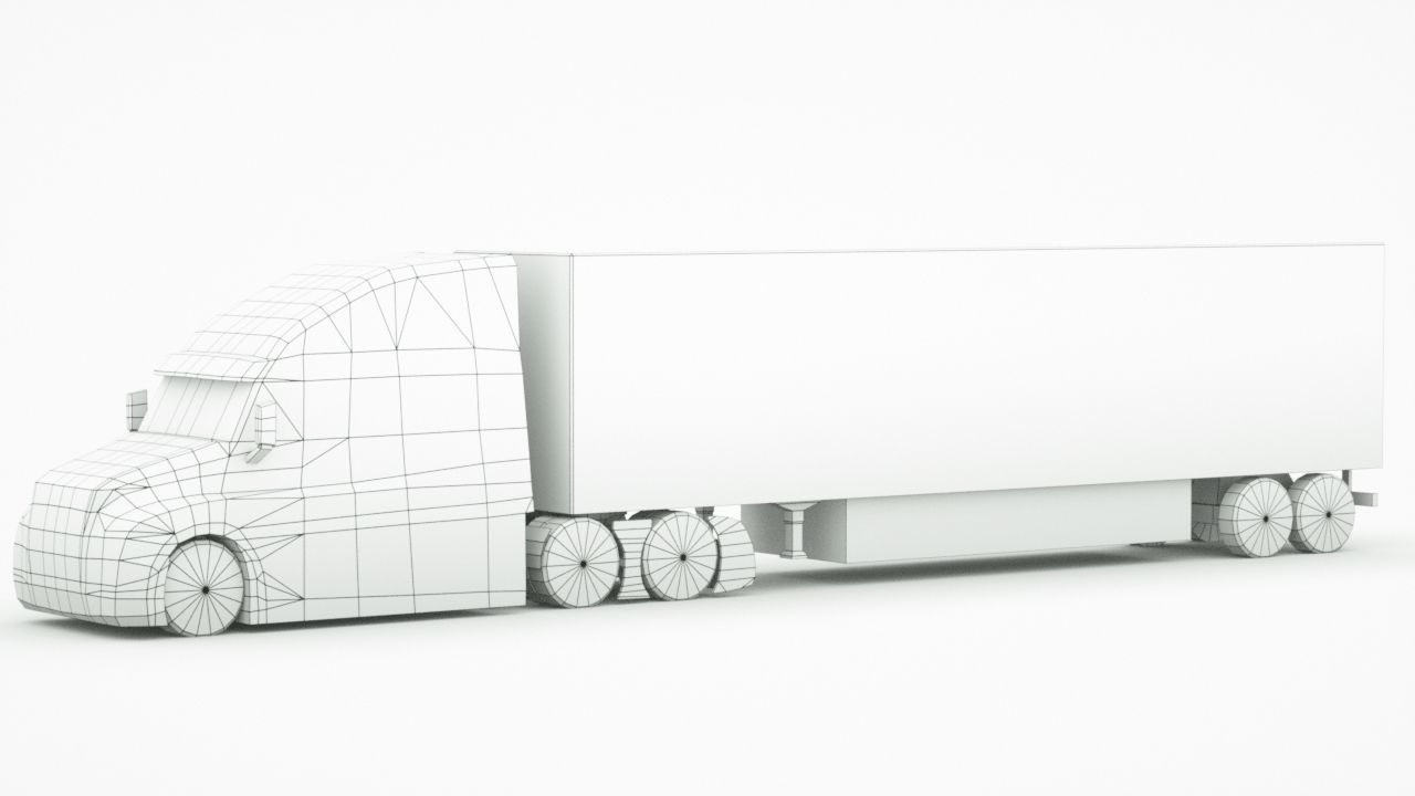 12 Low-Poly Trucks vol2 Low-poly 3D model_12