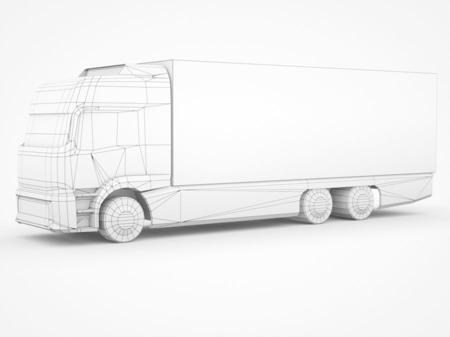 12 Low-Poly Trucks vol2 Low-poly 3D model_6