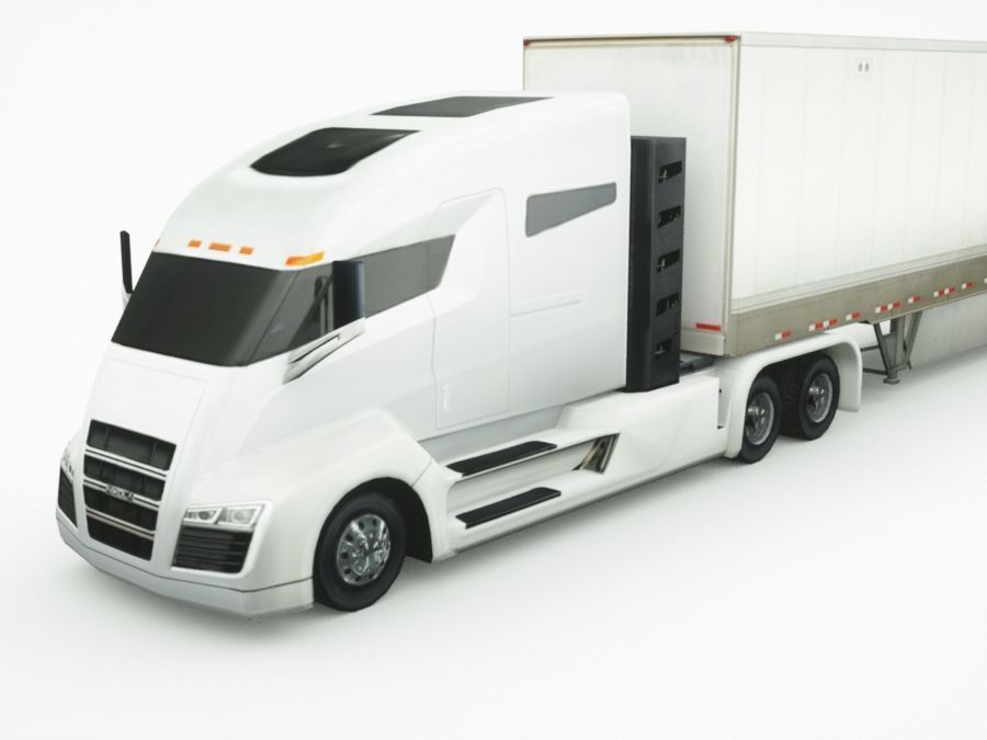 12 Low-Poly Trucks vol2 Low-poly 3D model_8