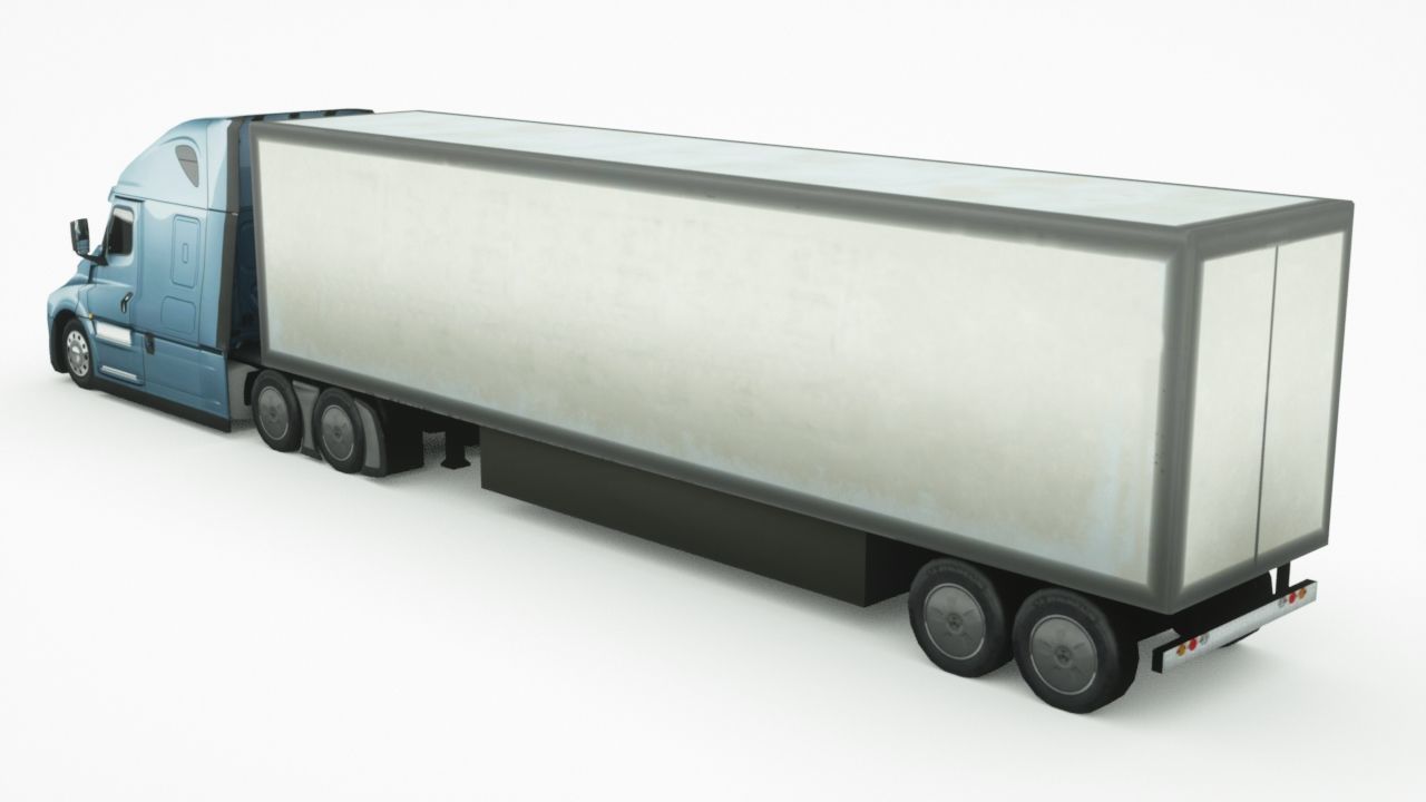 12 Low-Poly Trucks vol2 Low-poly 3D model_11