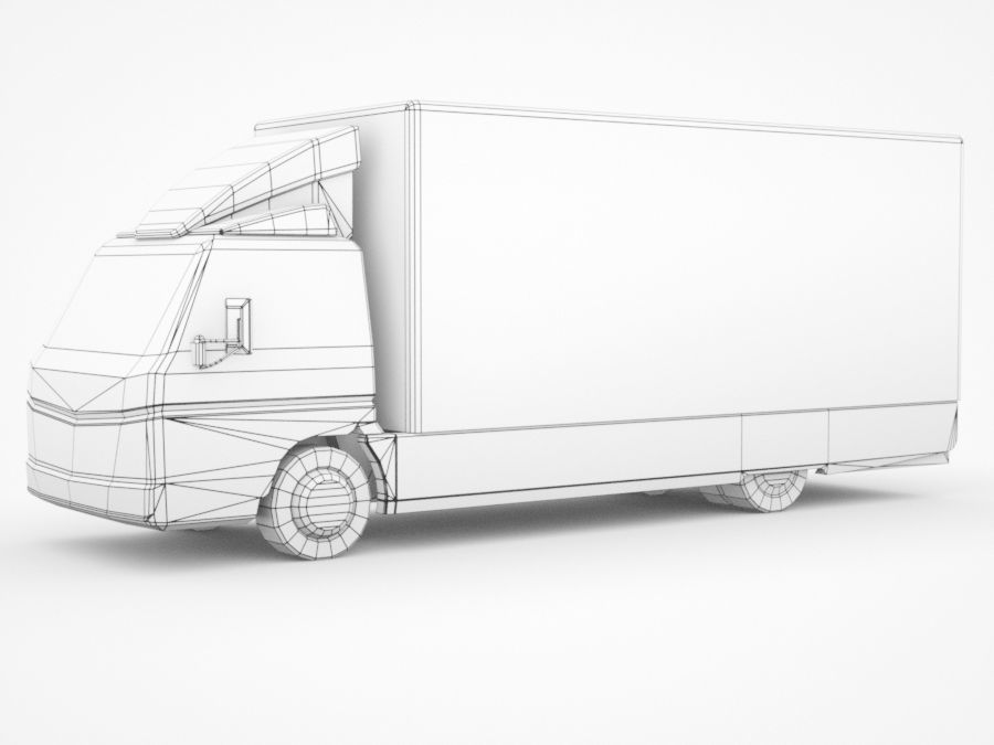 12 Low-Poly Trucks vol2 Low-poly 3D model_15