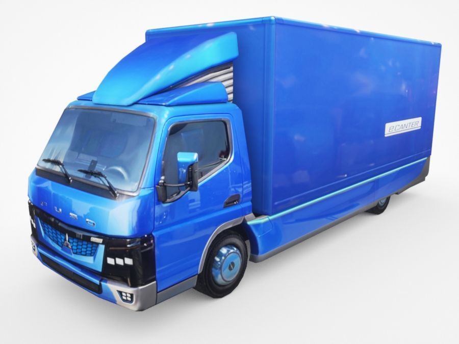 12 Low-Poly Trucks vol2 Low-poly 3D model_14