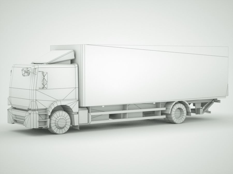 12 Low-Poly Trucks vol2 Low-poly 3D model_21