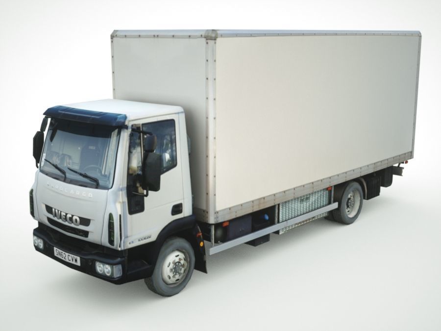 12 Low-Poly Trucks vol2 Low-poly 3D model_31