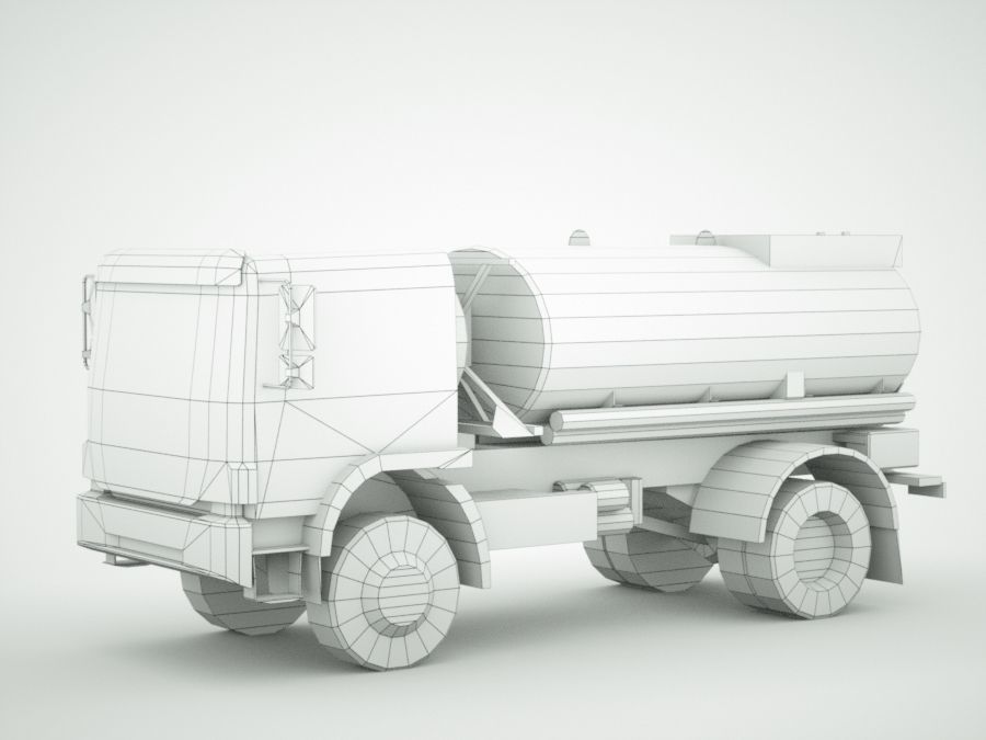12 Low-Poly Trucks vol2 Low-poly 3D model_24