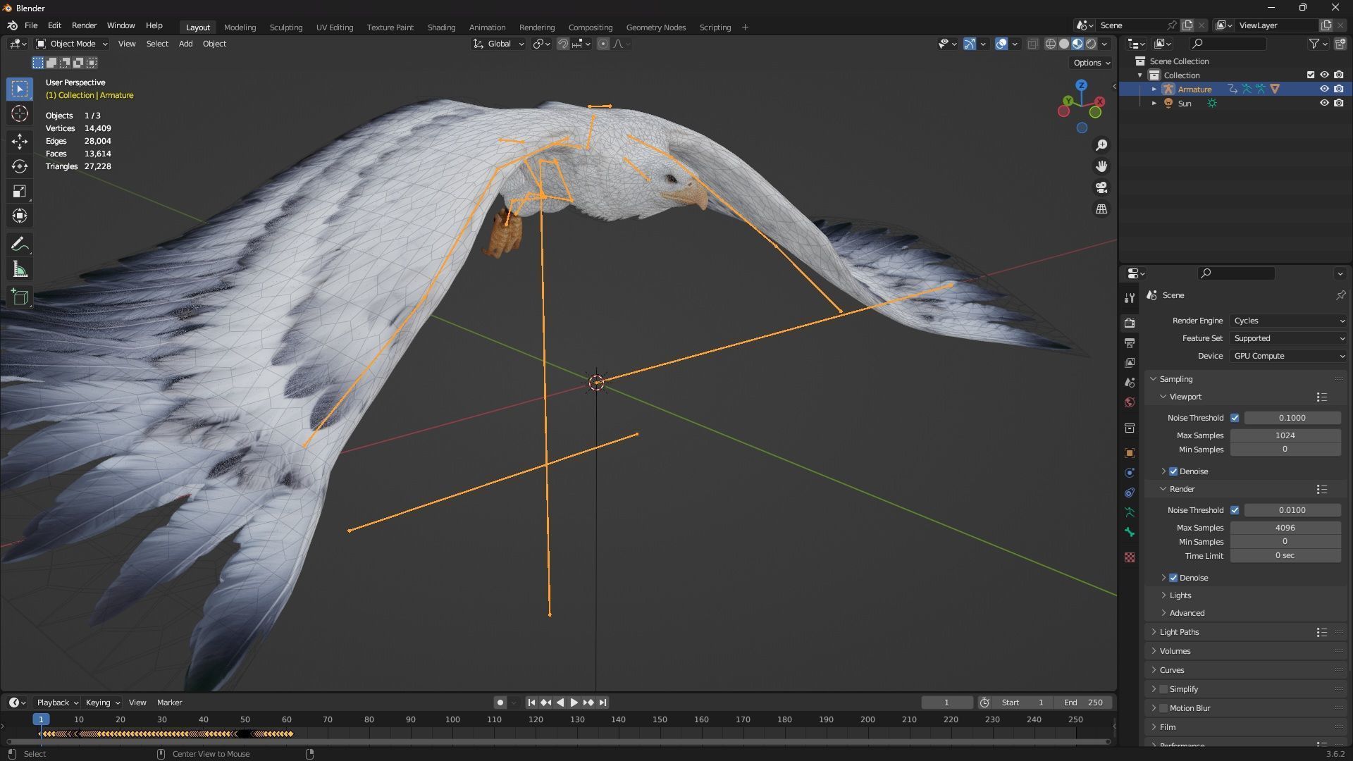 Eagle-B3 3D model_15