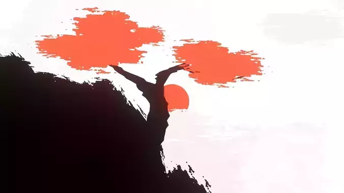 NPR Ink Wash Painting 3D model