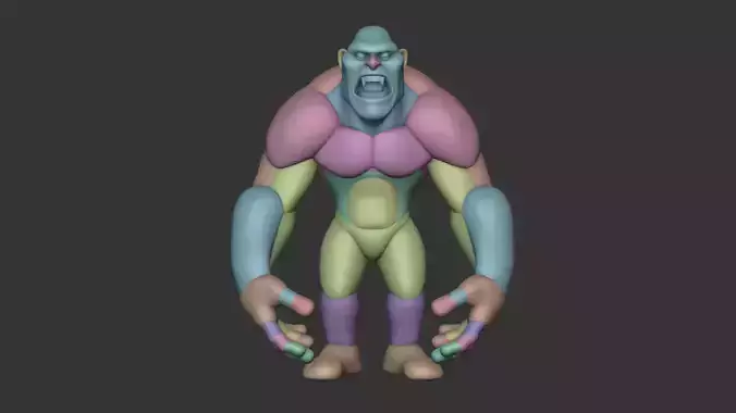 Orc Character Blocking