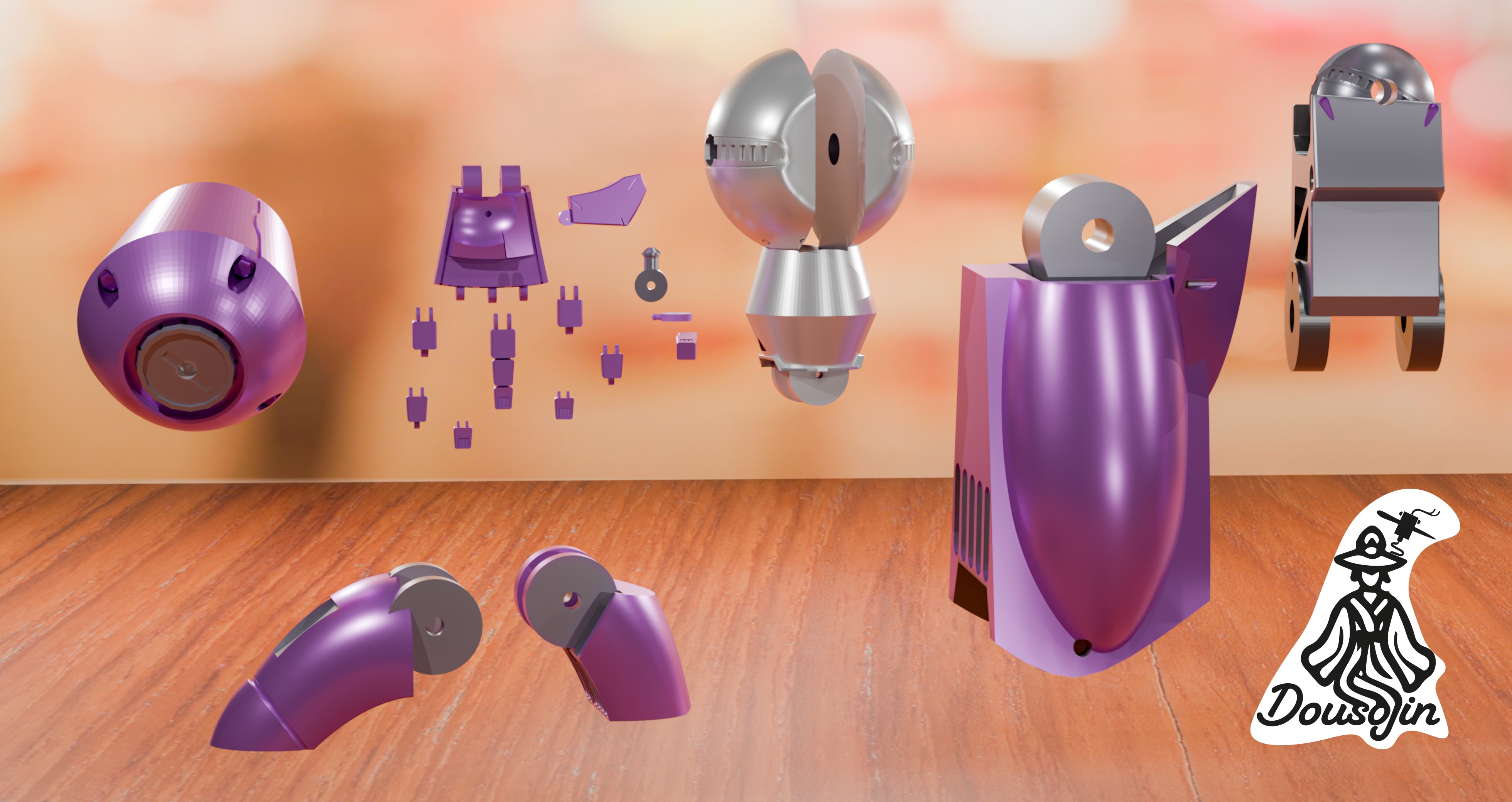 Robo Dexo 2000  Dexters Laboratory 3D print model_4