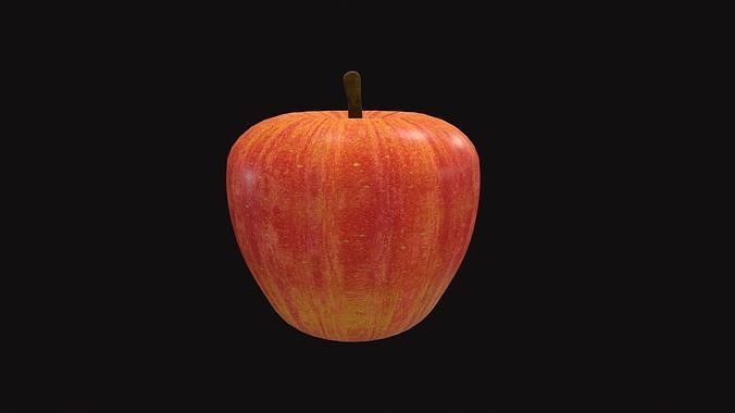Apple Low-poly 3D model 5