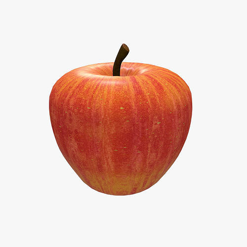 Apple Low-poly 3D model