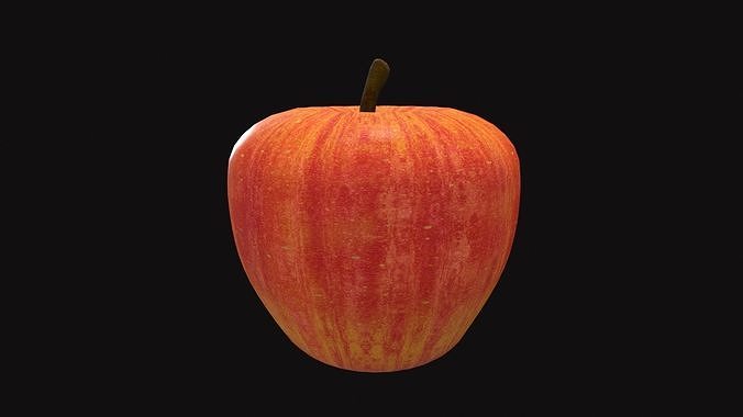 Apple Low-poly 3D model 3
