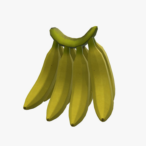 Banana Low-poly 3D model