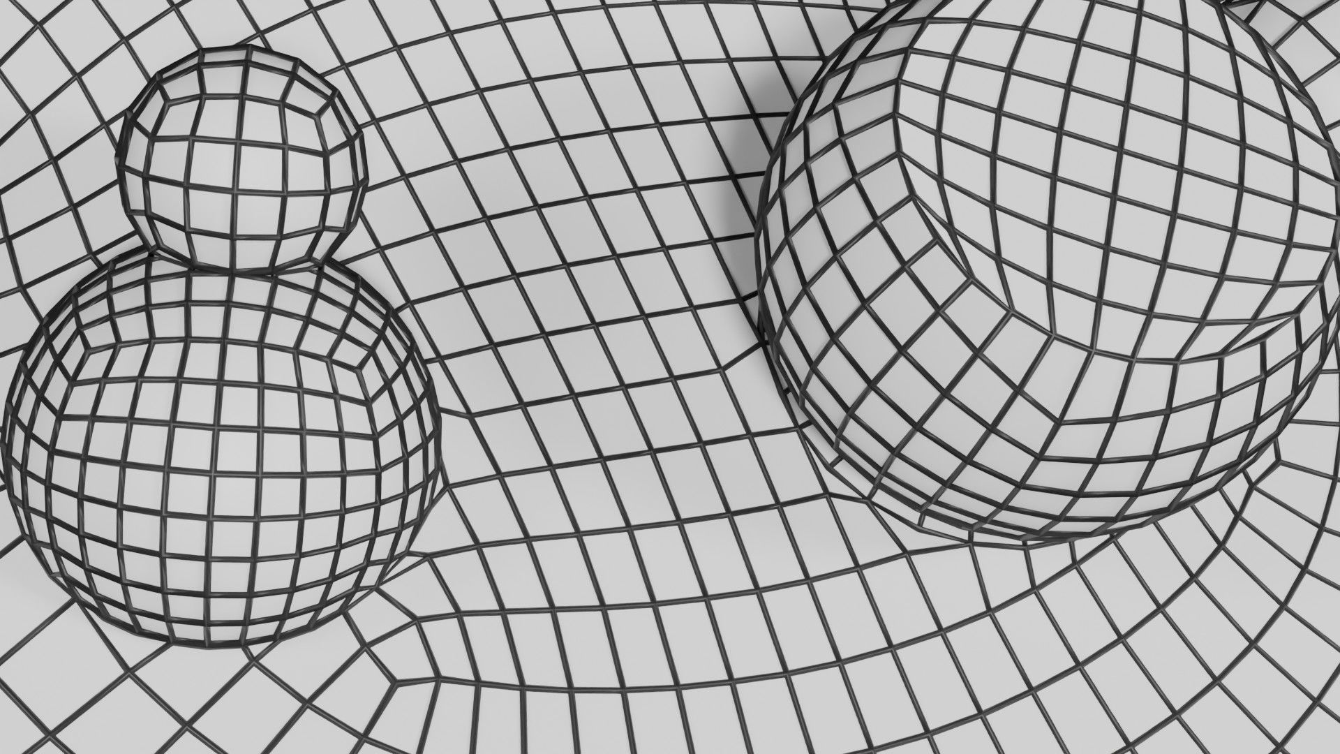 Nucleus structure schematic 3d model Low-poly 3D model_19