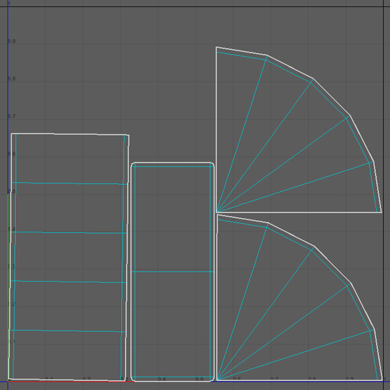 Cheese Low-poly 3D model_10