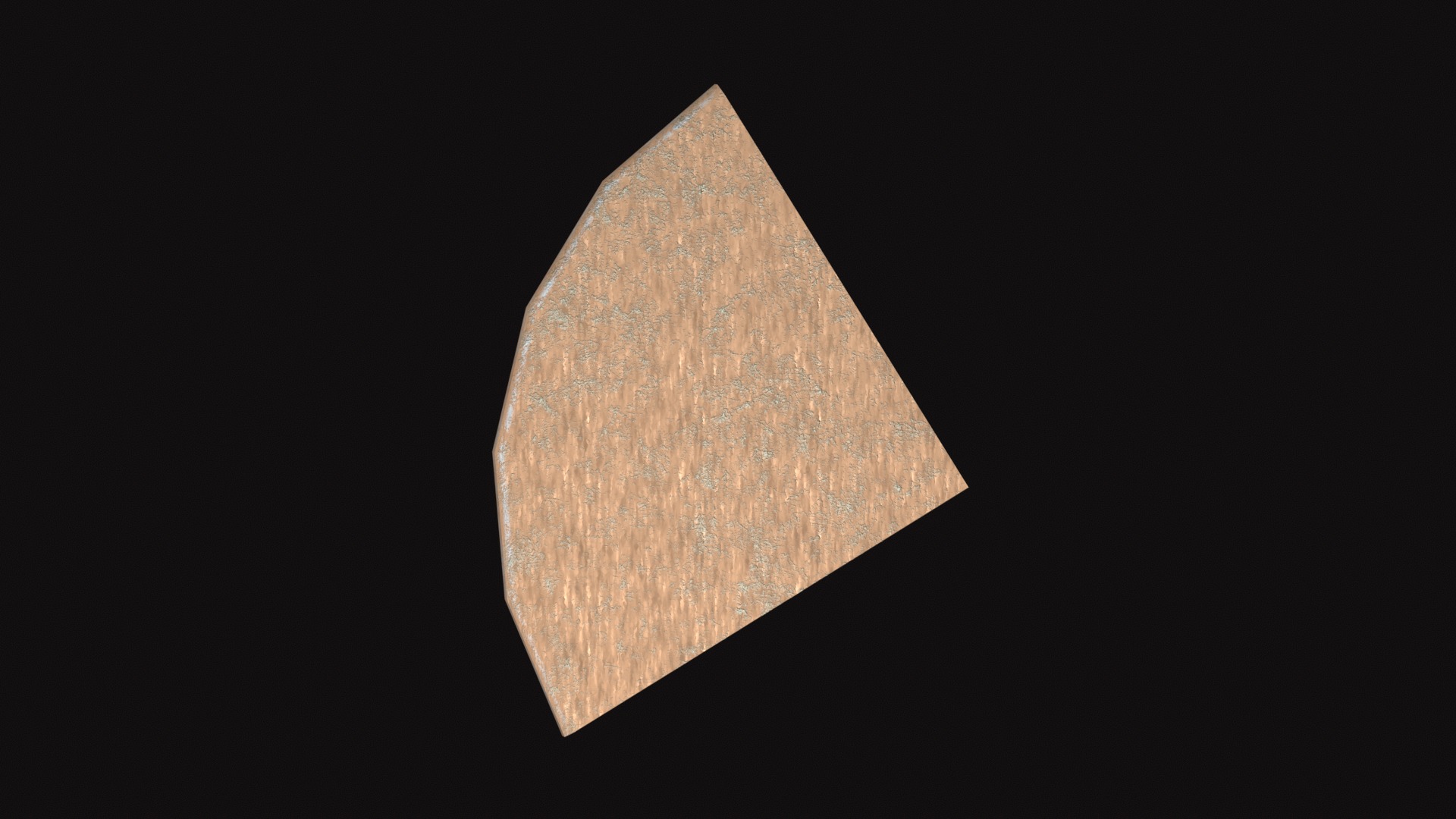 Cheese Low-poly 3D model_7